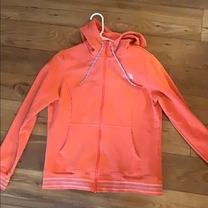 Burnt Orange Northface Zip-up